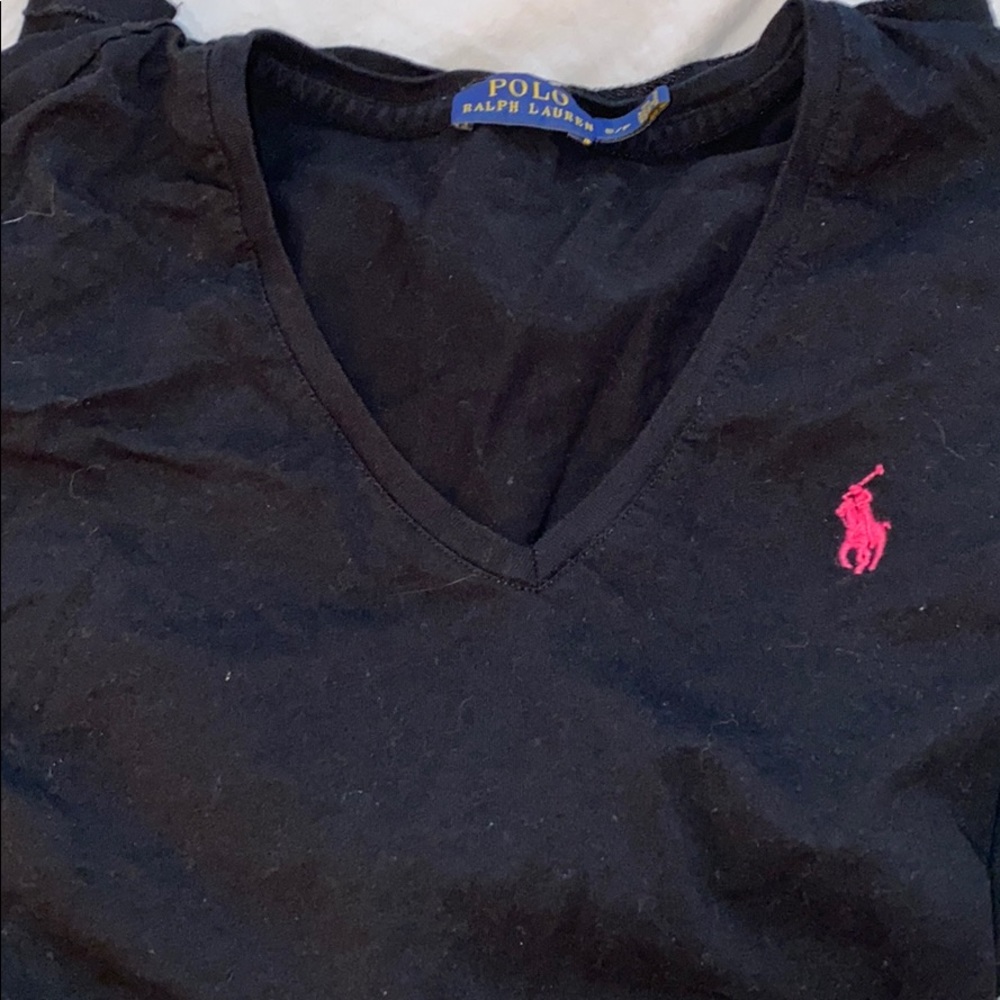 Long sleeve polo shirt